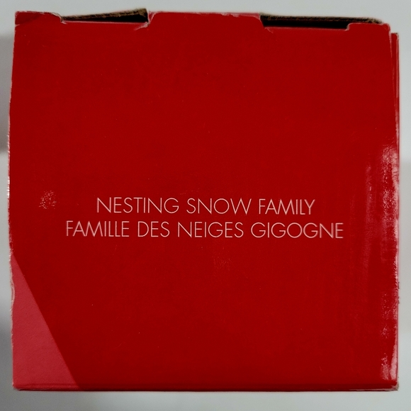 Avon 2006 Nesting Snow Family (5) Tallest 6.5" W/Box - Picture 6 of 7